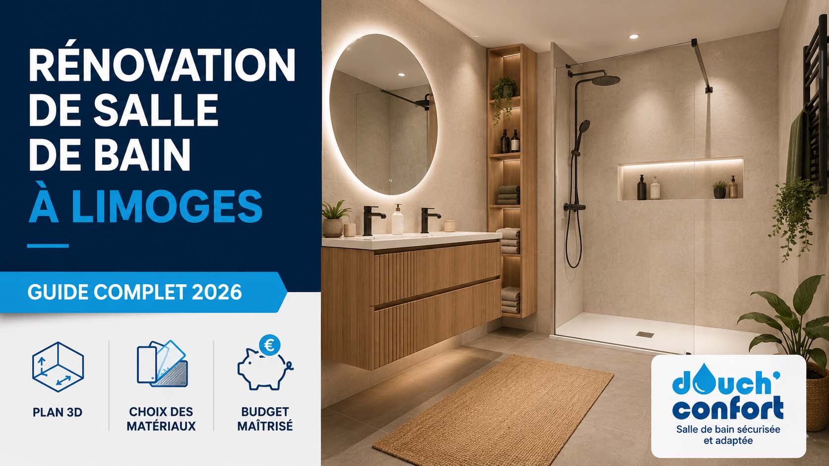Rénovation de salle de bain à Limoges : comment réussir son projet ?
