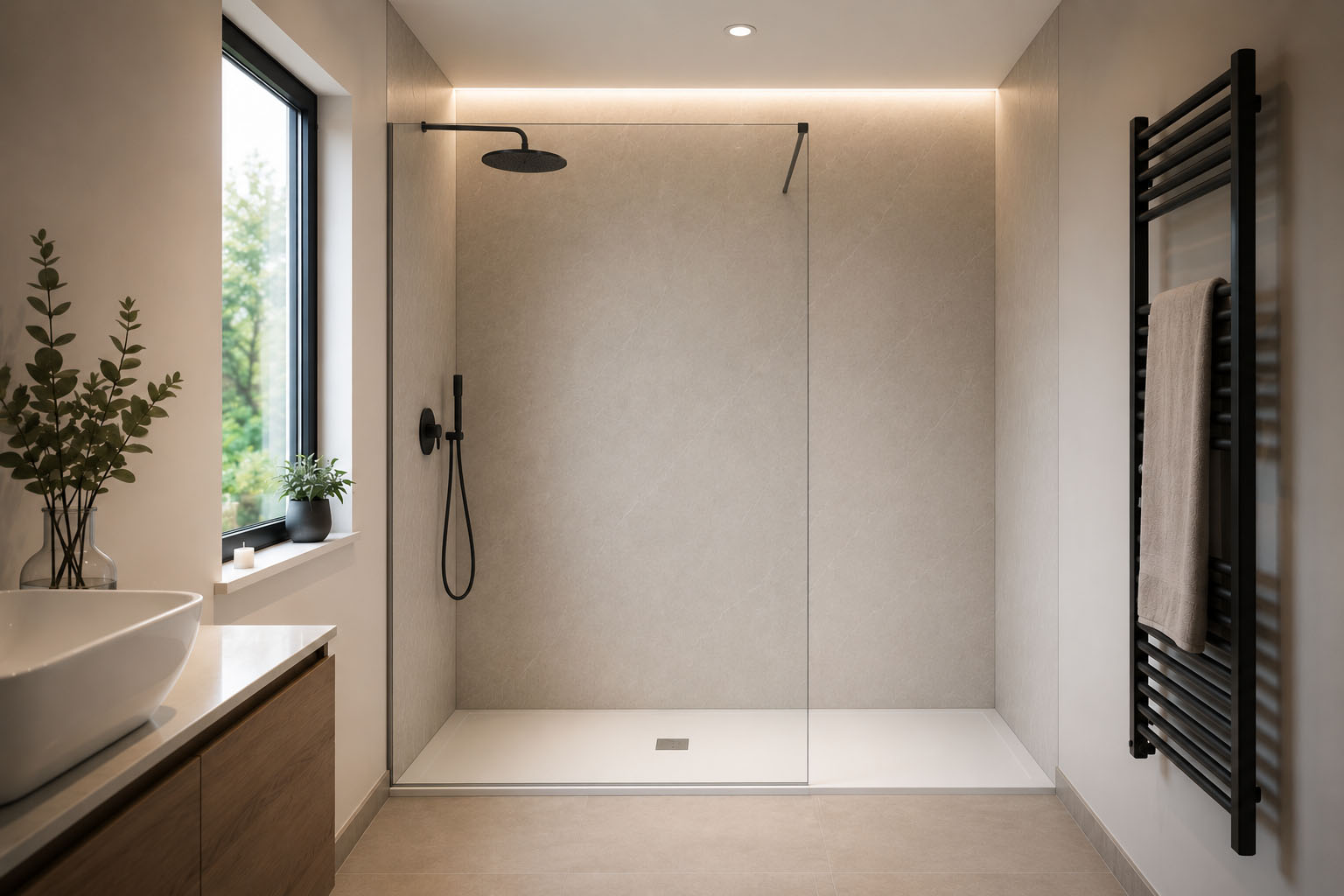 Douche moderne confortable et sécurisée à Limoges